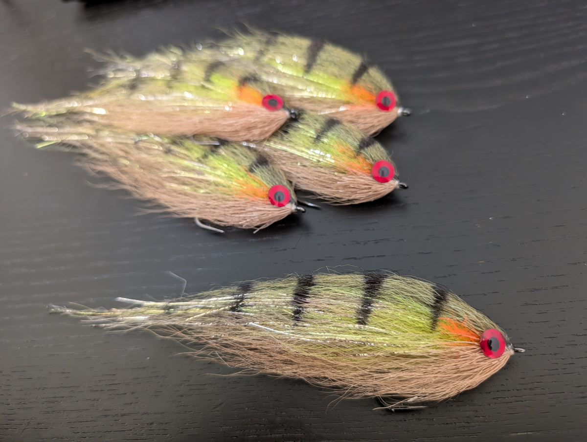N&B Hollow - Firecracker Perch (Tan and Olive) 6-7"