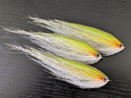 N&B Hollow - Firecracker roach Green back 6"